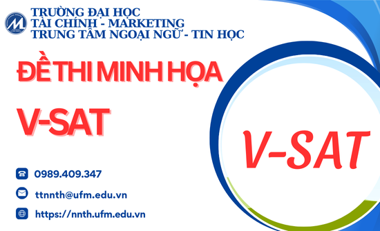 Đề thi minh họa các môn thi V-SAT